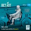 RESKIT RSF72-0067 Male driver for Deck Tractor A/S32A-49 (scene 3) (1 pcs) (3D Printed) 1/72